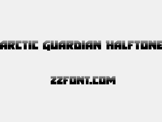 Arctic Guardian Halftone