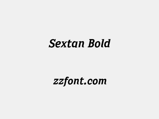 Sextan Bold