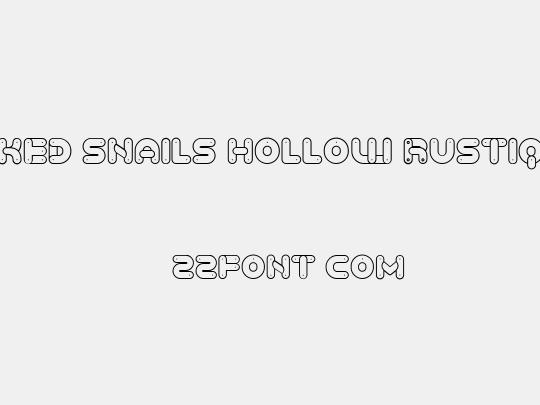 Baked Snails Hollow Rustique