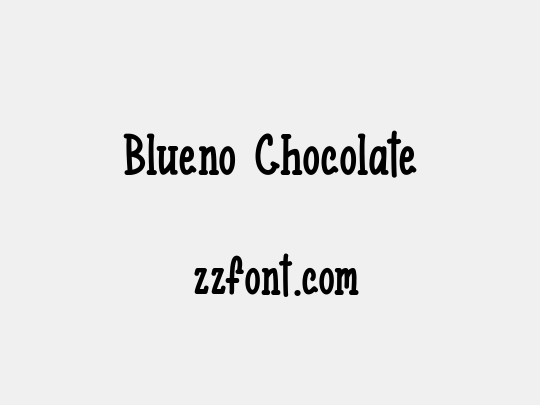 Blueno Chocolate