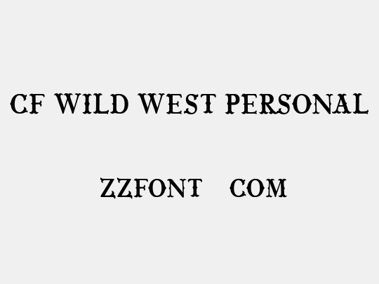 CF Wild West PERSONAL