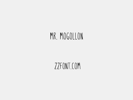 Mr. Mogollon