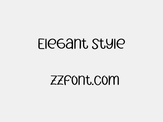 Elegant Style