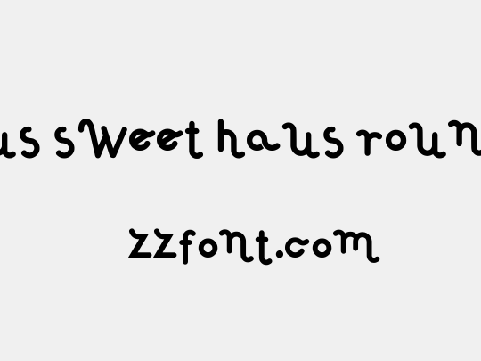 Haus Sweet Haus Rounded