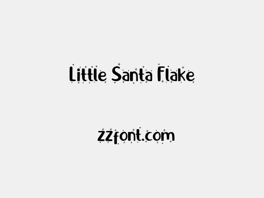 Little Santa Flake