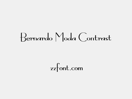 Bernardo Moda Contrast