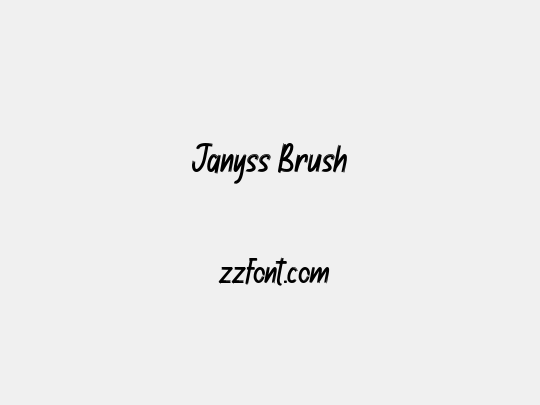 Janyss Brush