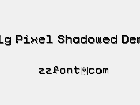 Big Pixel Shadowed Demo