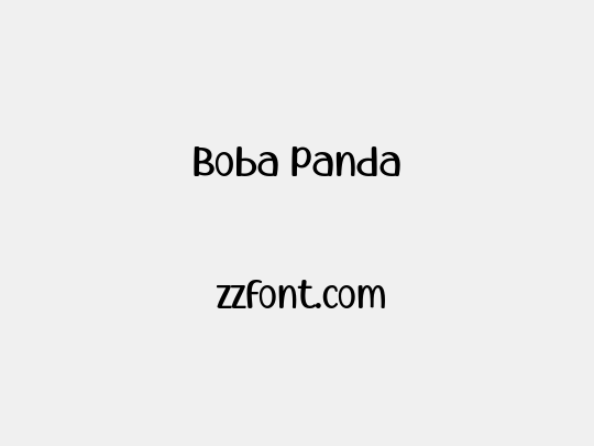 Boba Panda