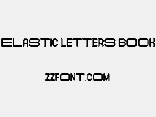 Elastic Letters Book