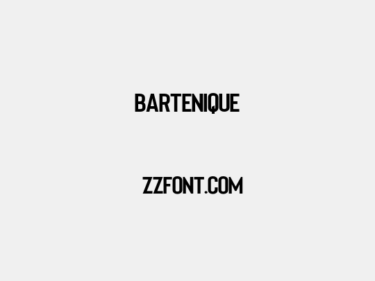Bartenique