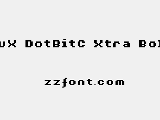 AuX DotBitC Xtra Bold
