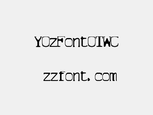 YOzFontOTWC