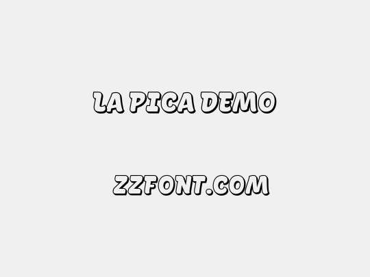 La Pica Demo