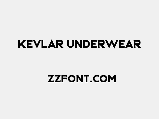 Kevlar Underwear