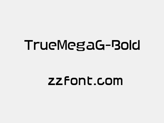 TrueMegaG-Bold