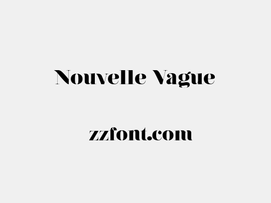Nouvelle Vague