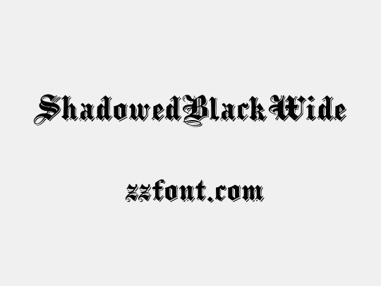 ShadowedBlackWide