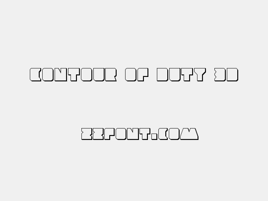 Contour of Duty 3D