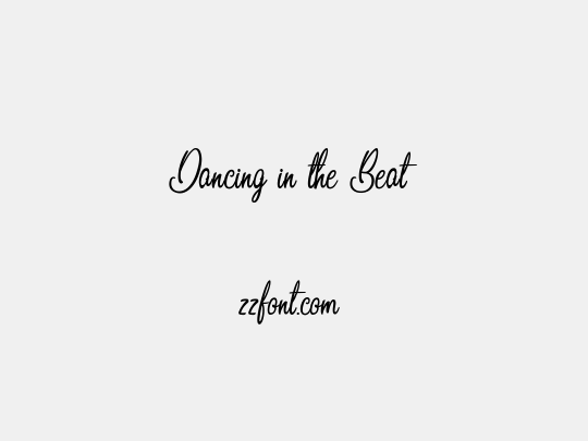 Dancing in the Beat