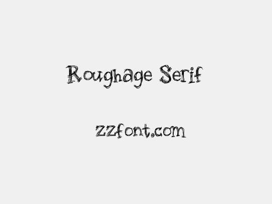 Roughage Serif