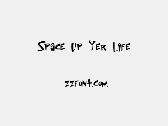 Space Up Yer Life