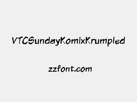 VTCSundayKomixKrumpled