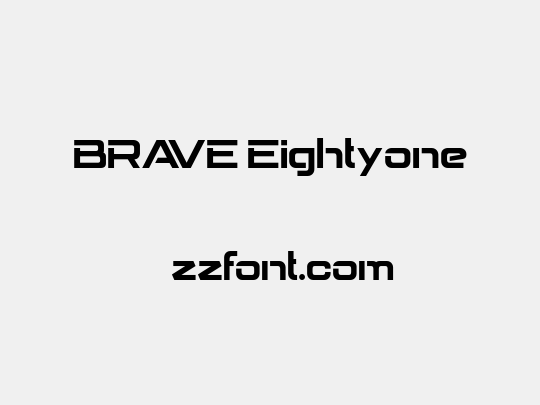BRAVE Eightyone