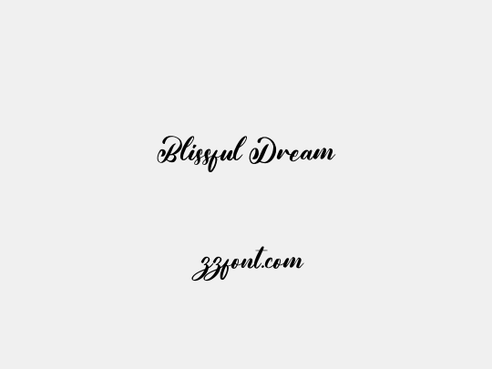 Blissful Dream