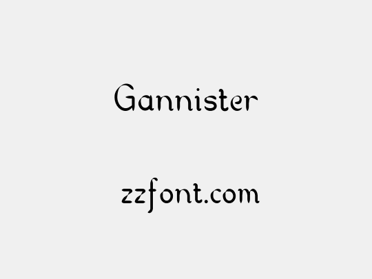 Gannister