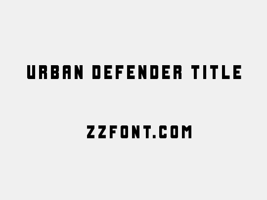 Urban Defender Title
