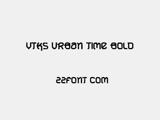 VTKS URBAN TIME bold