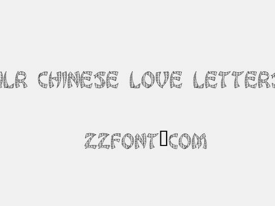 JLR Chinese Love Letters