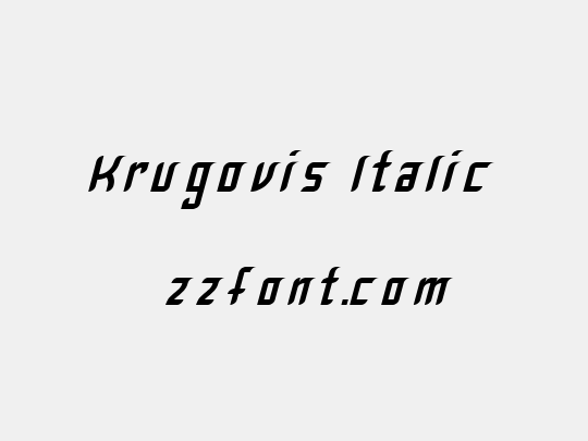 Krugovis-Italic