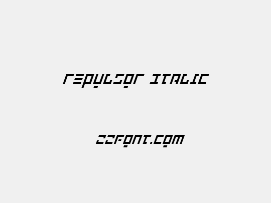 Repulsor Italic