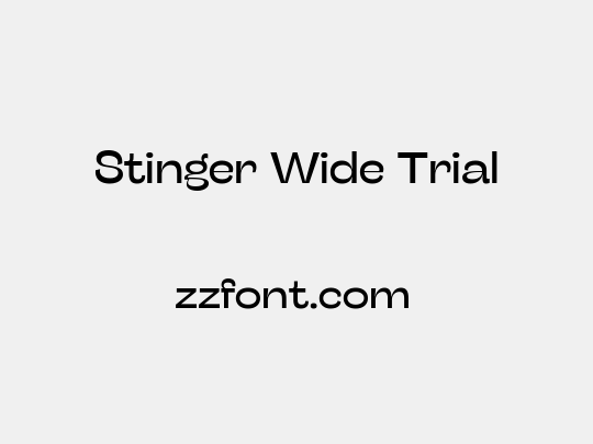 Stinger Wide Trial