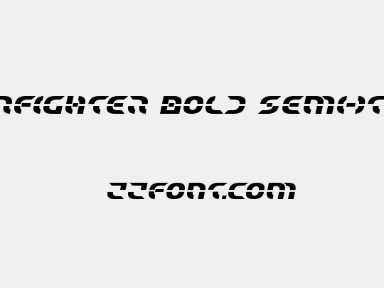 Starfighter Bold Semi-Italic