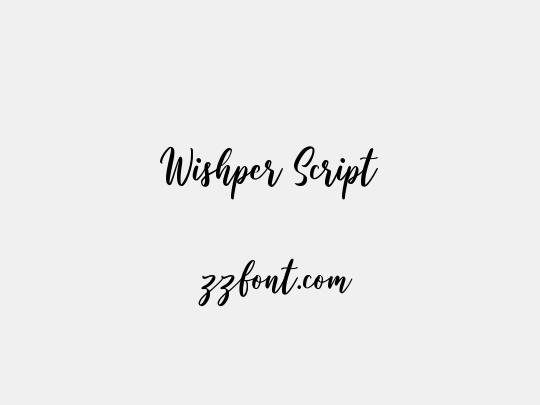 Wishper Script