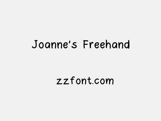 Joanne's Freehand