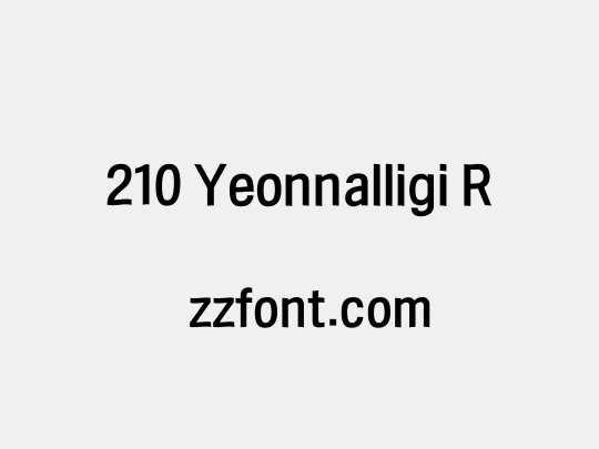 210 Yeonnalligi R