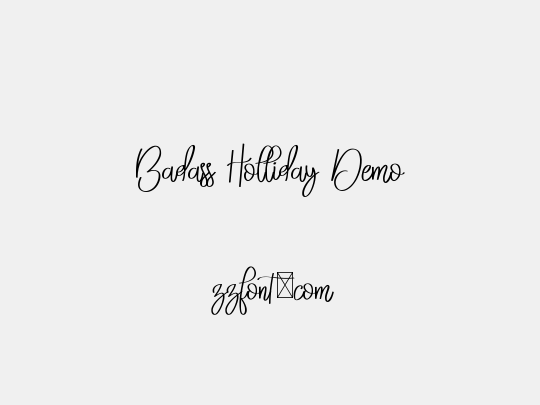 Badass Holliday Demo