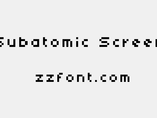 Subatomic Screen