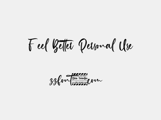 Feel Better Personal Use