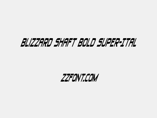 Blizzard Shaft Bold Super-Ital