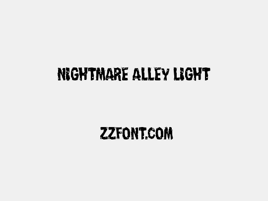 Nightmare Alley Light