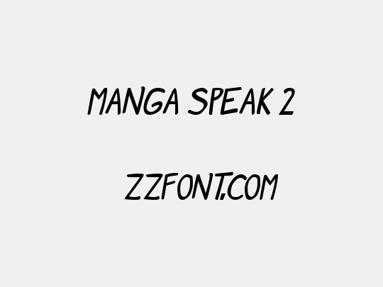 Manga speak 2