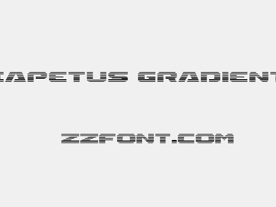 Iapetus Gradient