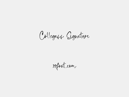 Collegass Signature