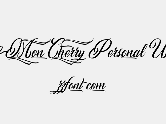 Mon Cherry Personal Use