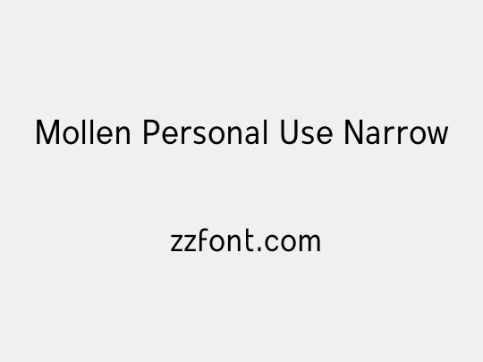 Mollen Personal Use Narrow